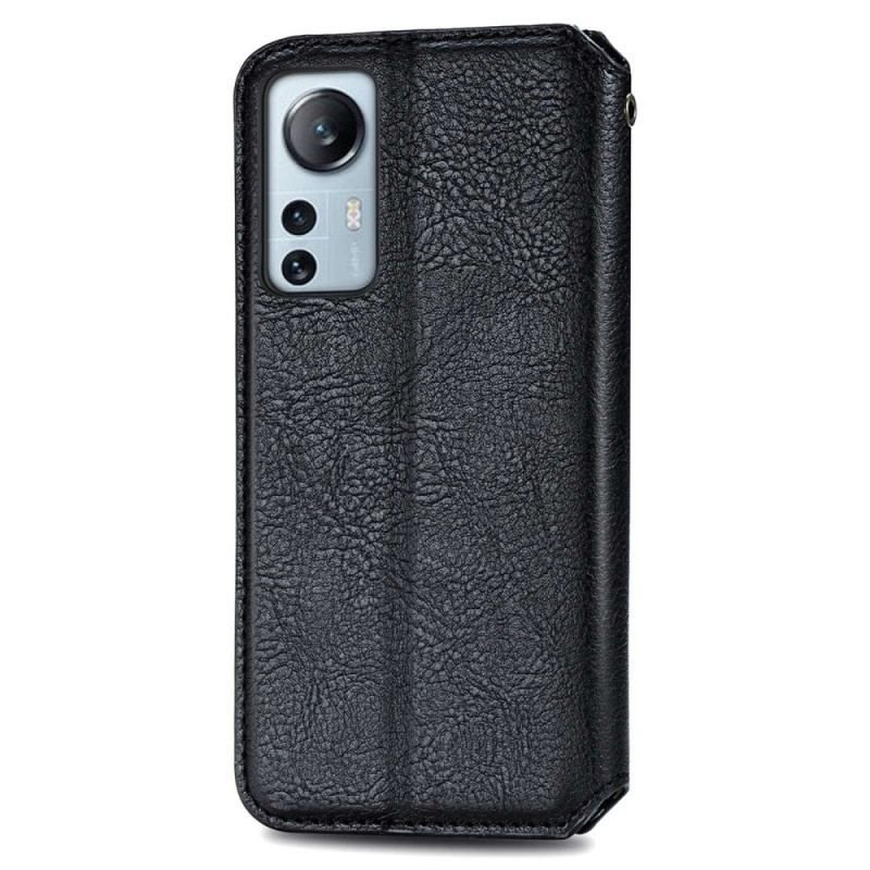 Cover Xiaomi 12 Lite Flip Cover 3d Mønster