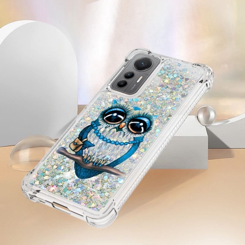 Cover Xiaomi 12 Lite Pailletter Miss Owl