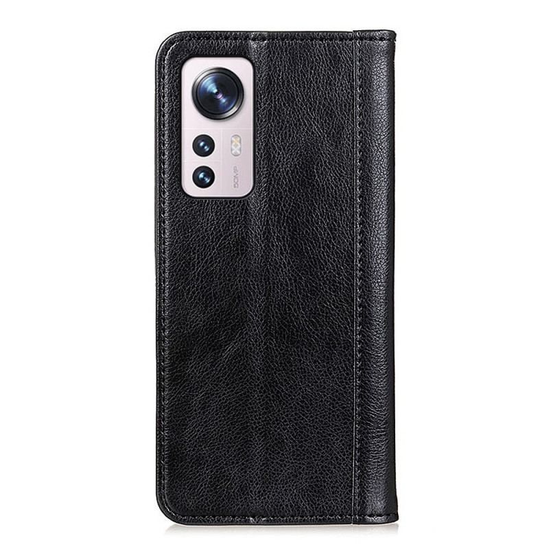 Cover Xiaomi 12 Pro Flip Cover Farvet Version Split Læder