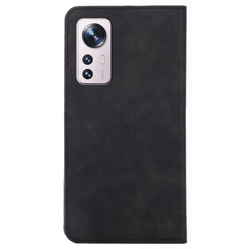 Cover Xiaomi 12 Pro Flip Cover Hud-følelse