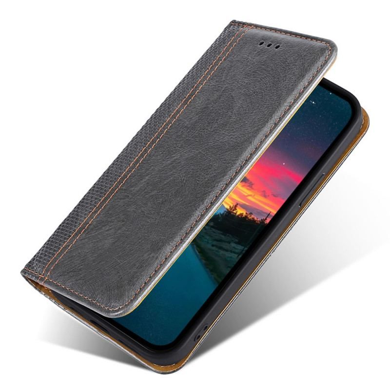 Cover Xiaomi 12 Pro Flip Cover Vintage Lædereffekt