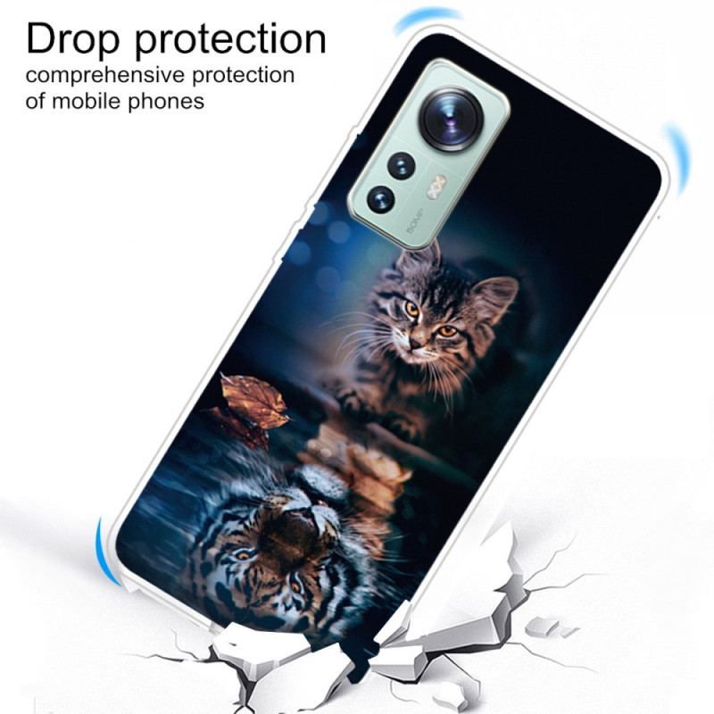 Cover Xiaomi 12 Pro Watchful Cat Silikone