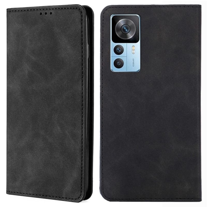 Cover Xiaomi 12T / 12T Pro Flip Cover Elegance I Imiteret Læder