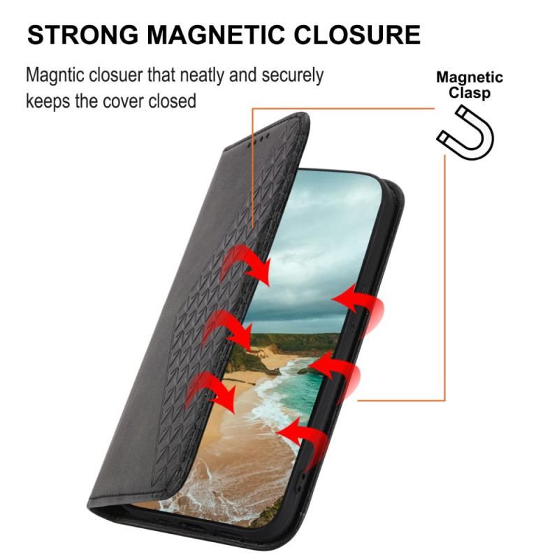 Cover Xiaomi 13 Pro Flip Cover Stil Læder 3d Mønster