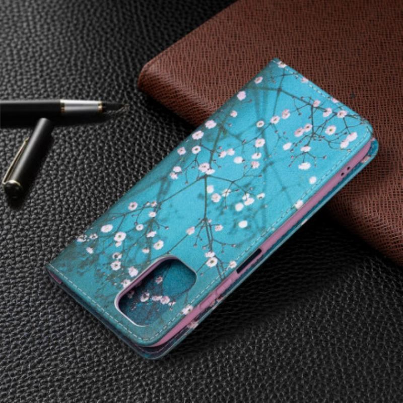 Cover Xiaomi Redmi Note 10 / 10S Flip Cover Blomstrende Grene