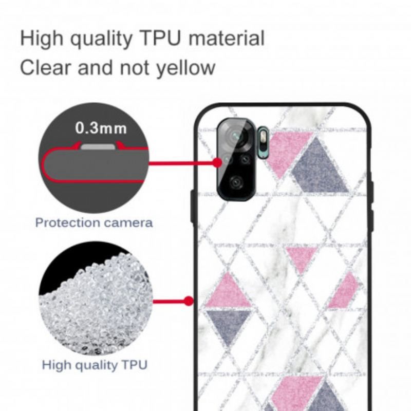 Cover Xiaomi Redmi Note 10 / 10S Glitter Marmor