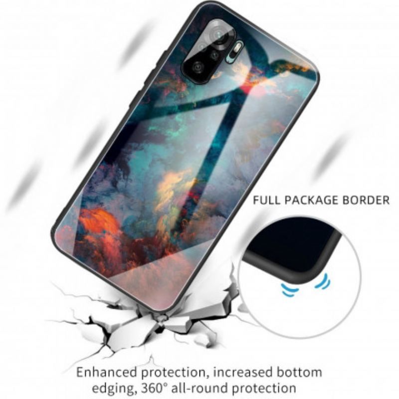 Cover Xiaomi Redmi Note 10 / 10S Himmelhærdet Glas