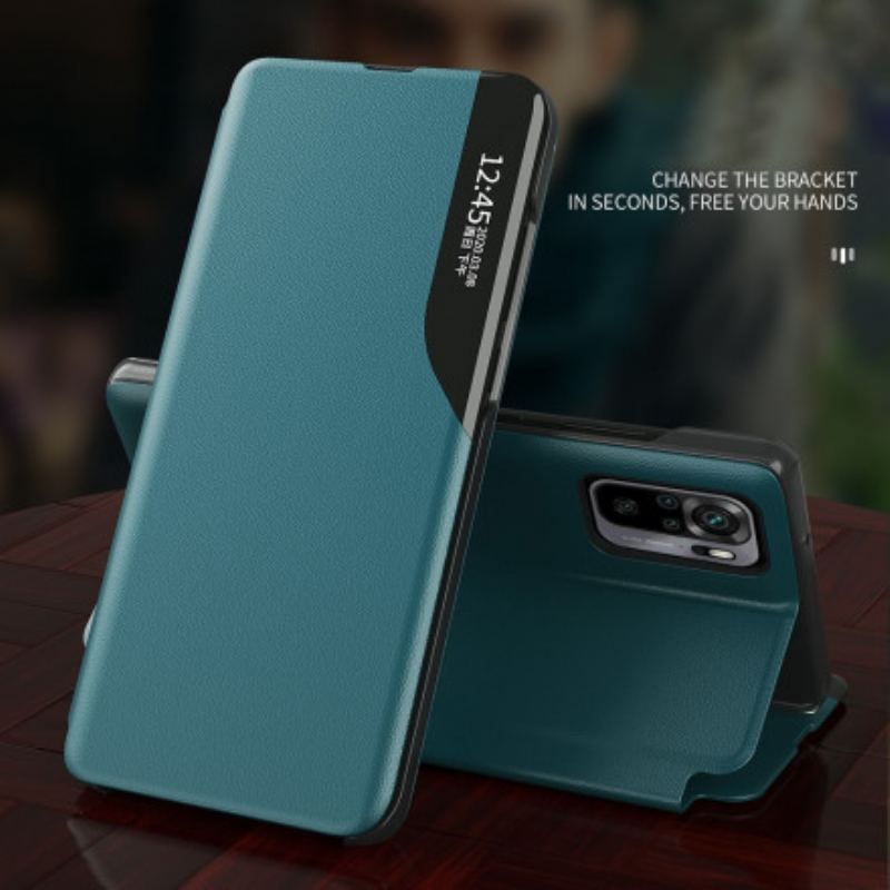 Cover Xiaomi Redmi Note 10 / 10S Læder Effekt