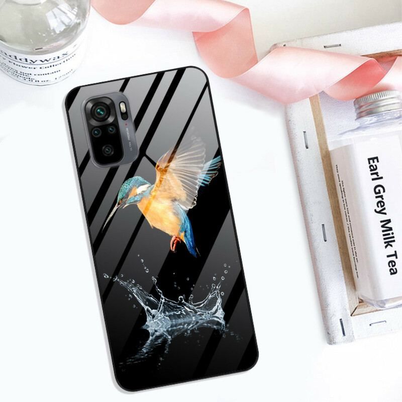 Cover Xiaomi Redmi Note 10 / 10S Premium Farver Hærdet Glas