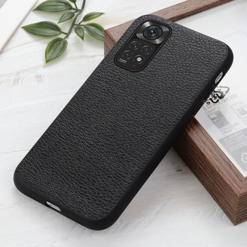 Cover Xiaomi Redmi Note 11 / 11S Ægte Litchi Læder