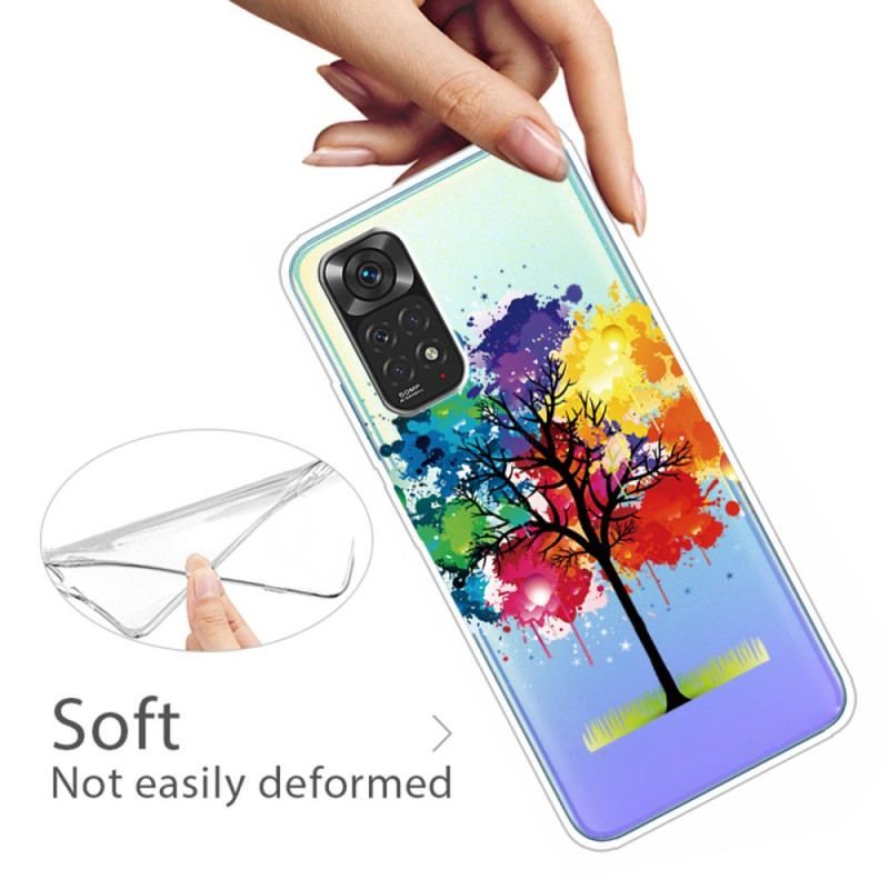 Cover Xiaomi Redmi Note 11 / 11S Sømløst Akvareltræ