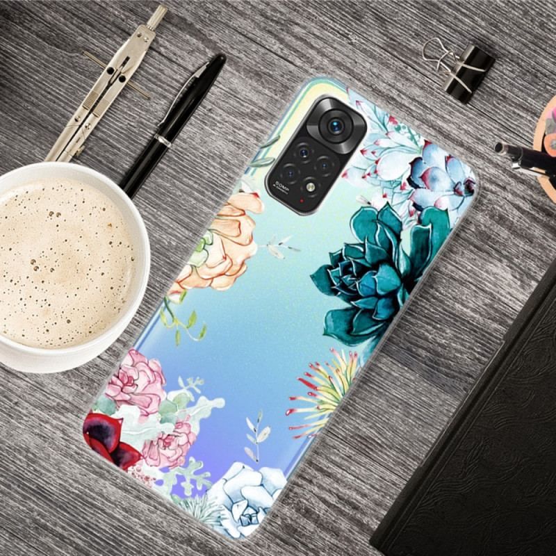 Cover Xiaomi Redmi Note 11 Pro / 11 Pro 5G Akvarel Blomster