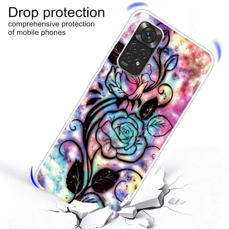 Cover Xiaomi Redmi Note 11 Pro / 11 Pro 5G Blomsterdesign