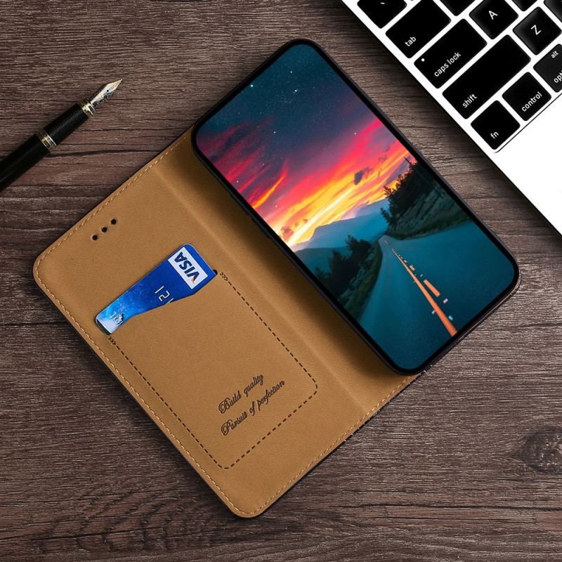 Cover Xiaomi Redmi Note 11 Pro / 11 Pro 5G Flip Cover Tekstureret Lædereffekt