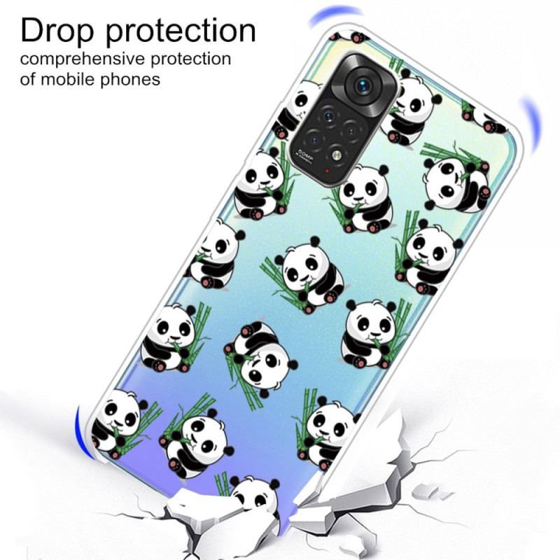 Cover Xiaomi Redmi Note 11 Pro / 11 Pro 5G Små Pandaer