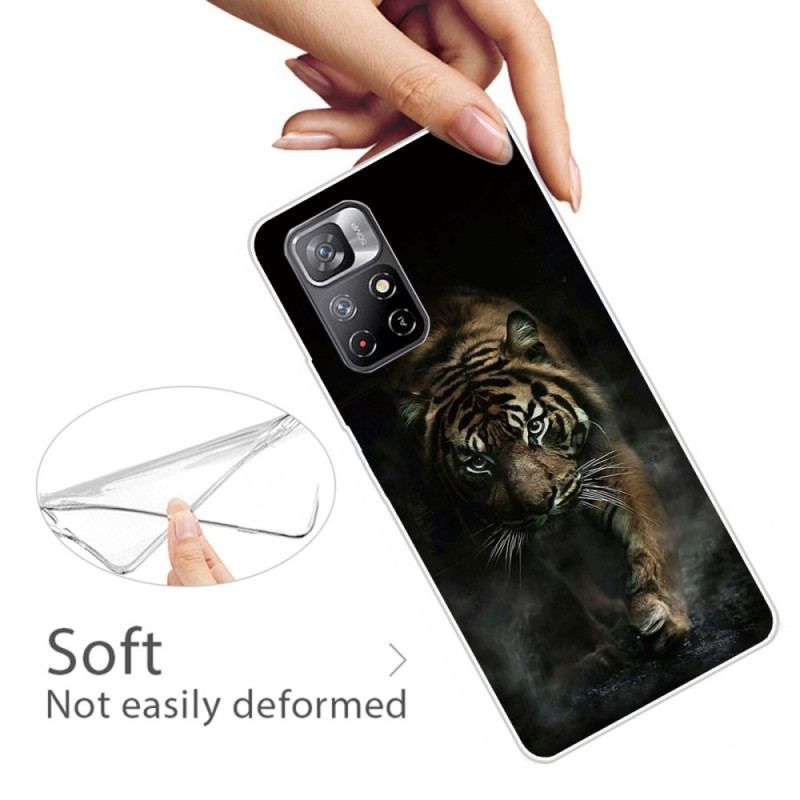 Cover Xiaomi Redmi Note 11 Pro Plus 5G Fleksibel Tiger