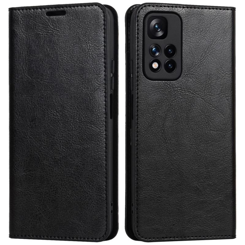 Cover Xiaomi Redmi Note 11 Pro Plus 5G Flip Cover Ægte Læder