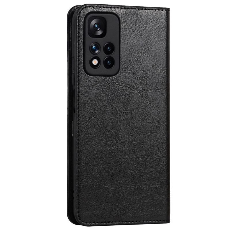 Cover Xiaomi Redmi Note 11 Pro Plus 5G Flip Cover Ægte Læder