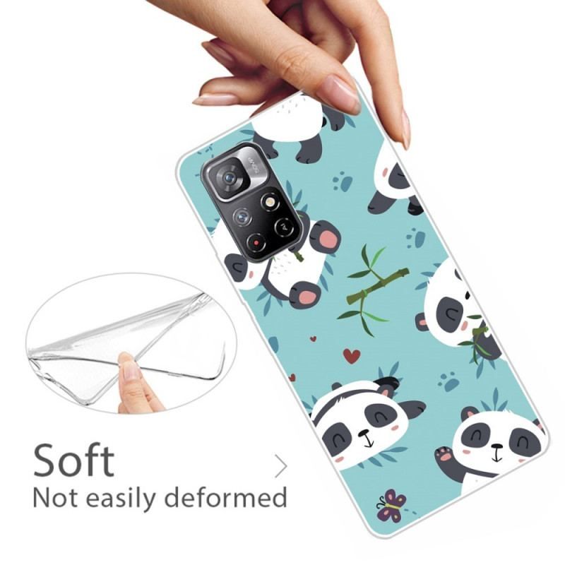 Cover Xiaomi Redmi Note 11 Pro Plus 5G Silikone Bundt Pandaer