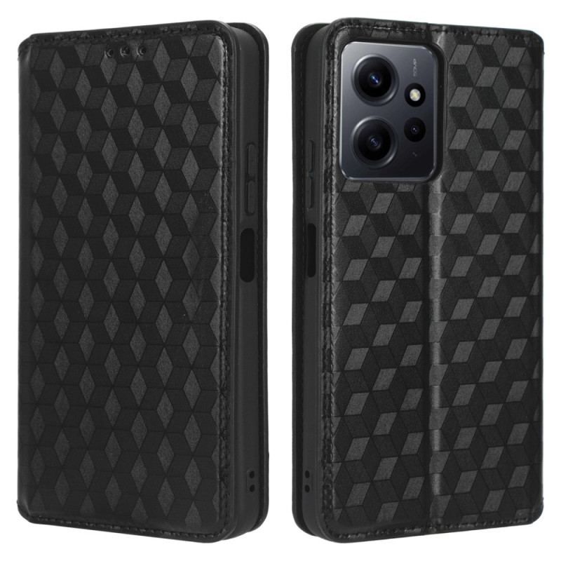 Cover Xiaomi Redmi Note 12 4G Flip Cover 3d Mønster