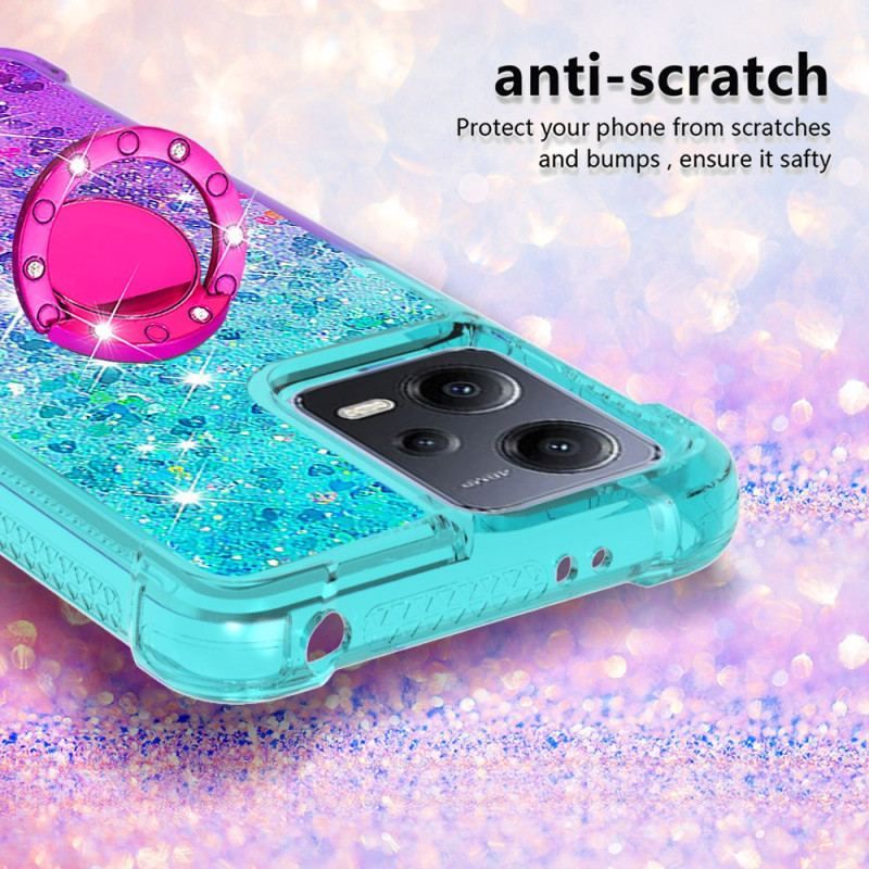 Cover Xiaomi Redmi Note 12 5G Glitter Ring-bracket