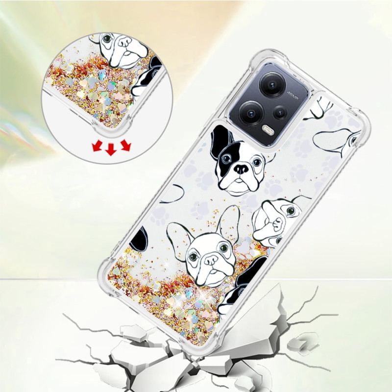 Cover Xiaomi Redmi Note 12 5G Pailletter Mr Dog