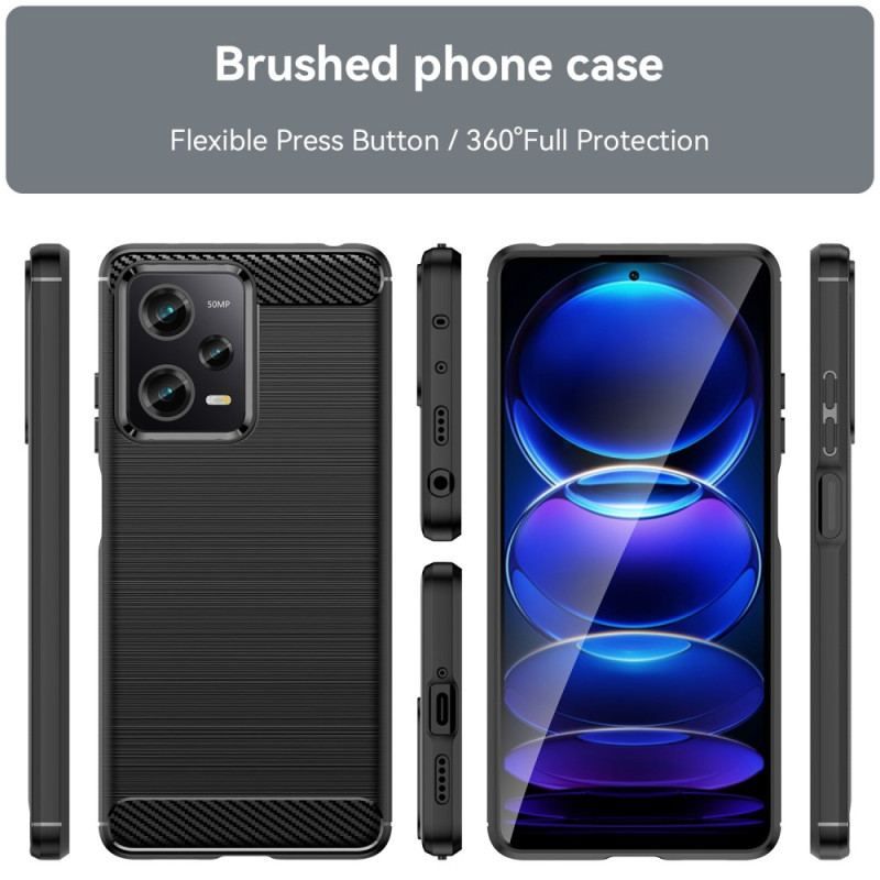 Cover Xiaomi Redmi Note 12 Pro Børstet Kulfiber