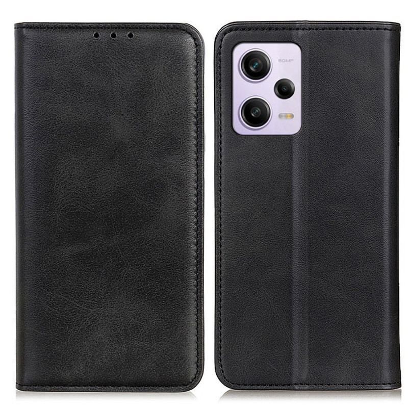 Cover Xiaomi Redmi Note 12 Pro Flip Cover Klassisk Splitlæder