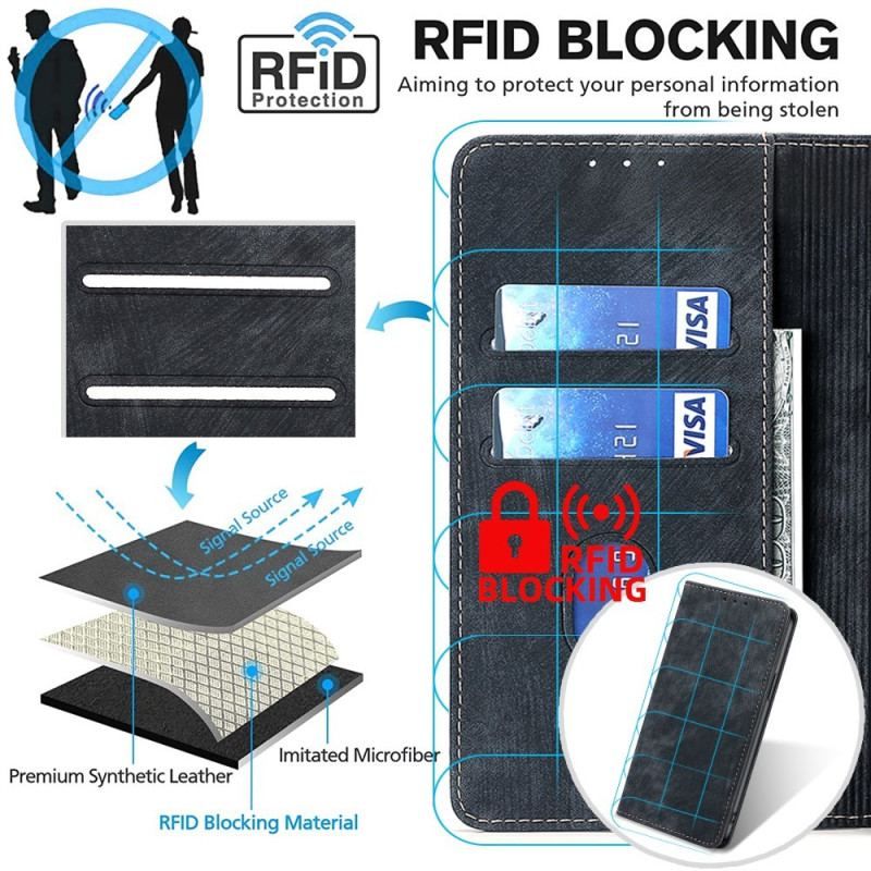 Cover Xiaomi Redmi Note 12 Pro Flip Cover Rfid