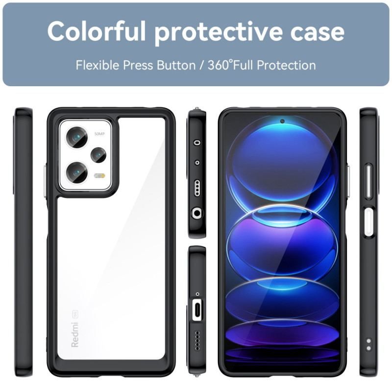 Cover Xiaomi Redmi Note 12 Pro Gennemsigtig Farve