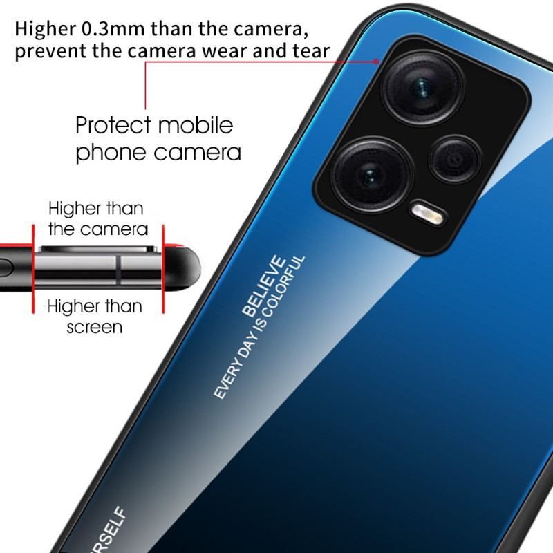 Cover Xiaomi Redmi Note 12 Pro Plus Hærdet Glas Vær Dig Selv