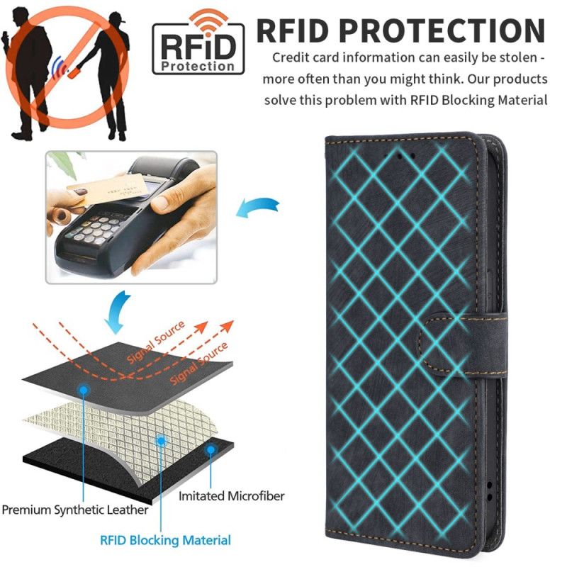 Flip Cover Honor 200 Pro Ruskindseffekt Rfid-beskyttelse