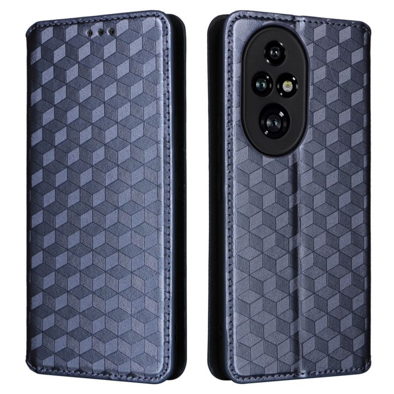 Læder Cover Honor 200 Pro 3d Diamanter