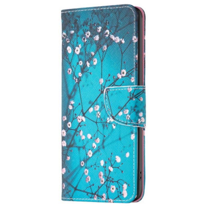 Læder Cover Honor 200 Pro Telefon Etui Blommeblomster