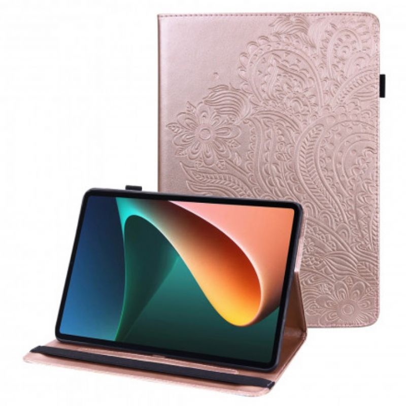 Etui Xiaomi Pad 5 Stiliseret Blomst