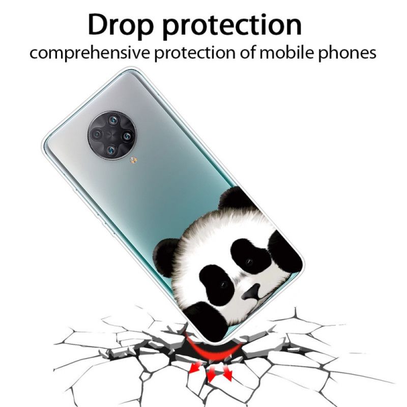 Cover for Xiaomi Poco F2 Pro Gennemsigtig Panda