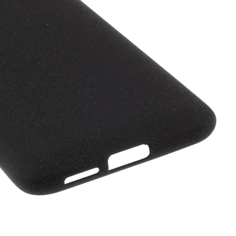 Cover for Xiaomi Poco F2 Pro Sort Mat Glitter