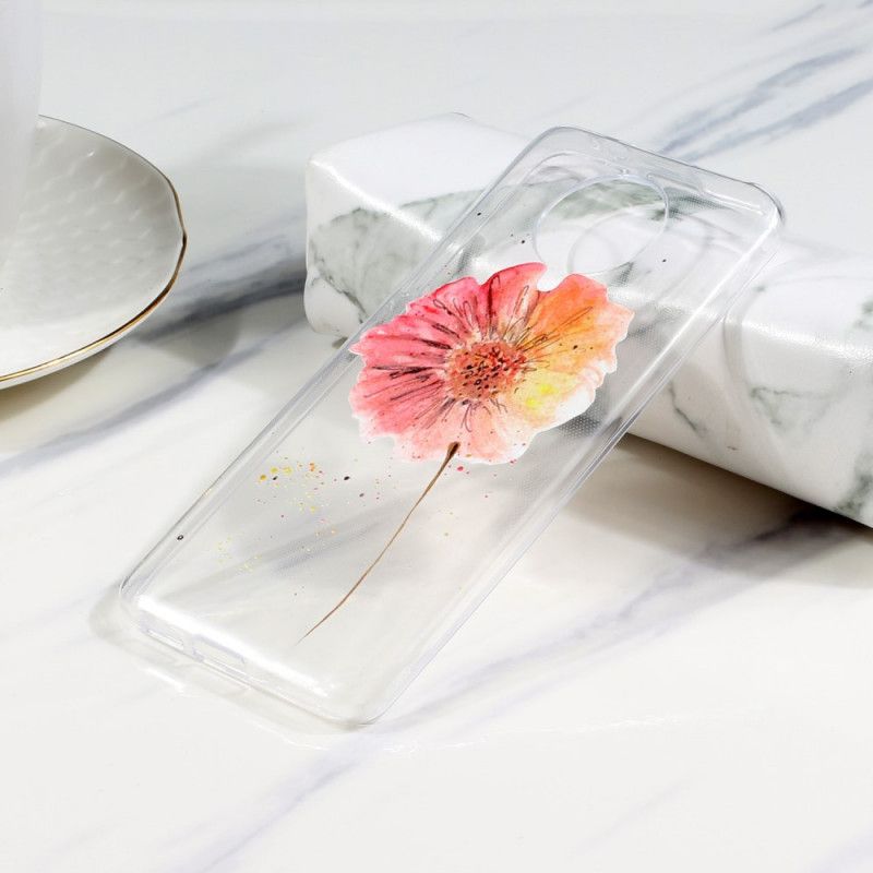 Cover Xiaomi Poco F2 Pro Gennemsigtig Akvarelvalmue Original