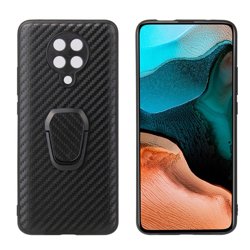 Cover Xiaomi Poco F2 Pro Kulfiber Ringstøtte