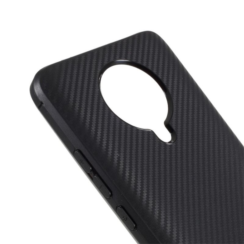 Cover Xiaomi Poco F2 Pro Sort Enkelt Fleksibelt Kulfiber Beskyttelse