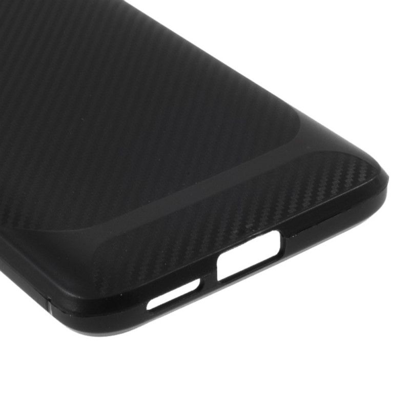 Cover Xiaomi Poco F2 Pro Sort Enkelt Fleksibelt Kulfiber Beskyttelse