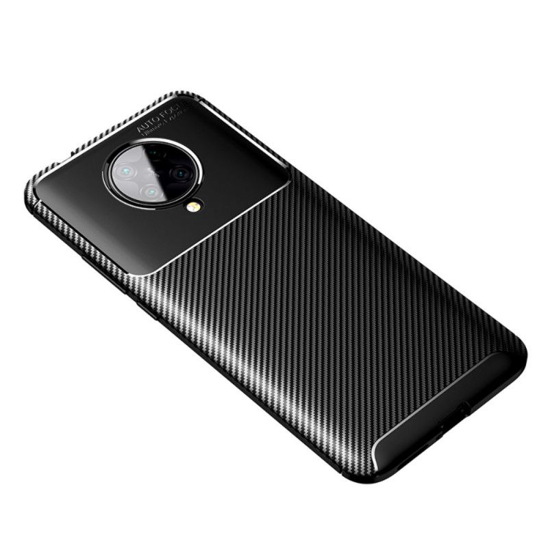 Cover Xiaomi Poco F2 Pro Sort Fleksibel Kulfiber