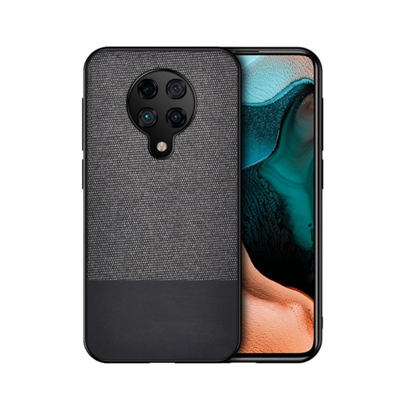 Cover Xiaomi Poco F2 Pro Sort Kunststof Læder Bidestruktur