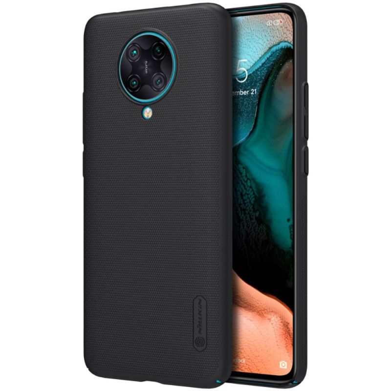 Cover Xiaomi Poco F2 Pro Sort Mobilcover Stiv Frostet Nillkin