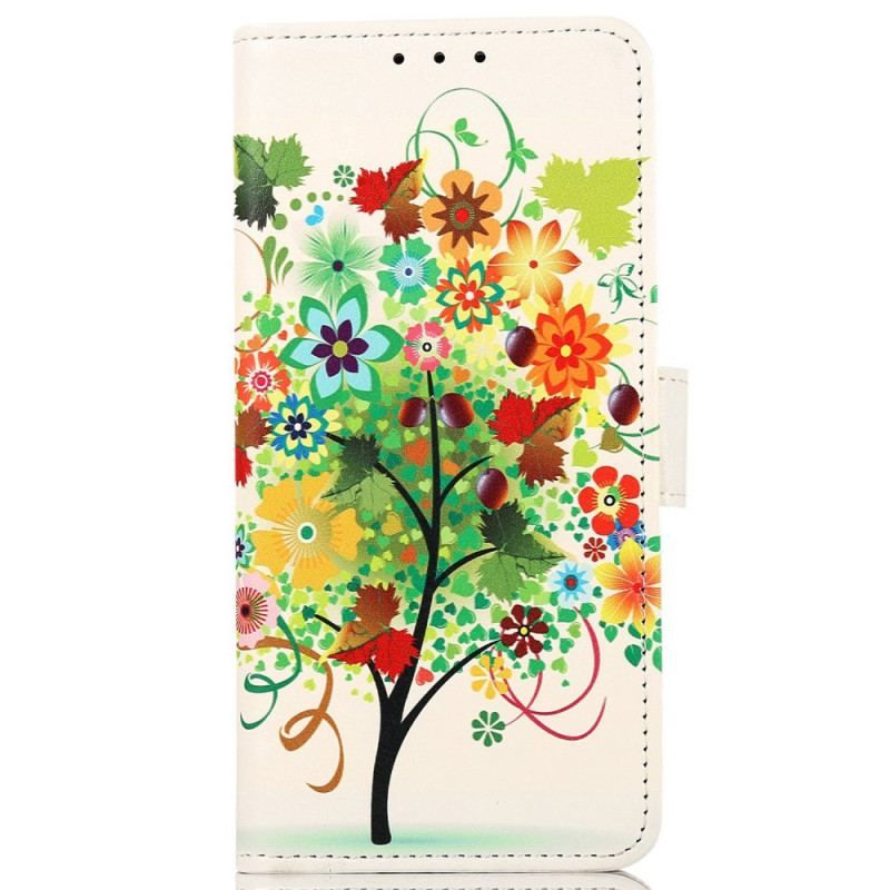 Flip Cover Samsung Galaxy M33 5G Blomstrende Træ