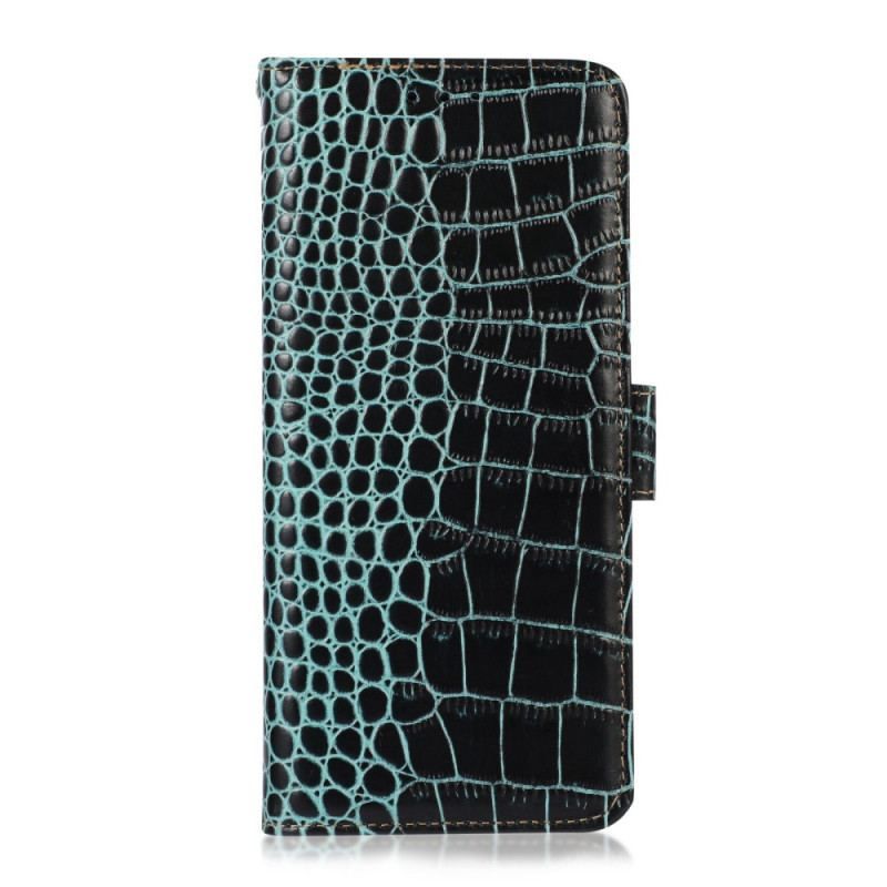 Flip Cover Samsung Galaxy M33 5G Crocodile Style Rfid