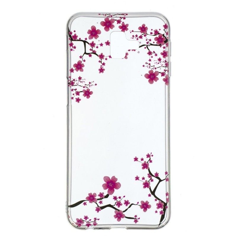 Cover Samsung Galaxy J6 Plus Gennemsigtigt Blomstrende Træ