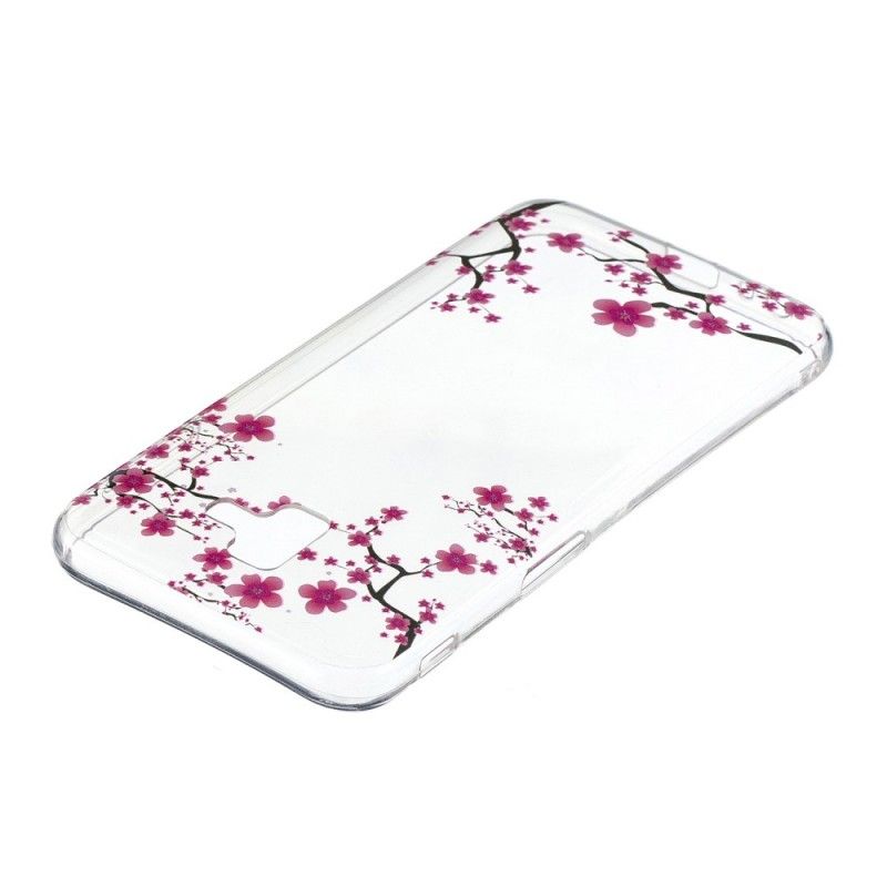 Cover Samsung Galaxy J6 Plus Gennemsigtigt Blomstrende Træ