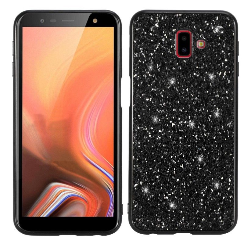 Cover Samsung Galaxy J6 Plus Rød Jeg Er Glitter