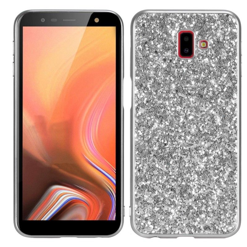 Cover Samsung Galaxy J6 Plus Rød Jeg Er Glitter